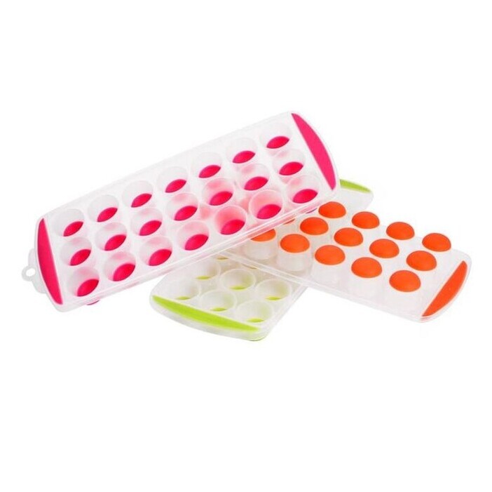 Tvorítko na ľad TORO 263928, plast, 21 guličiek, rôzne farby