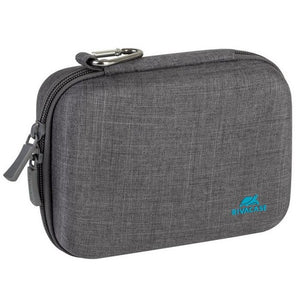 Tvrdené puzdro pre akčné kamery Riva Case 70x125x60 mm, sivé