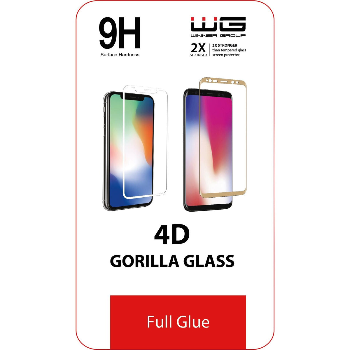 Tvrdené sklo 4D pre Huawei Y7 (2019)