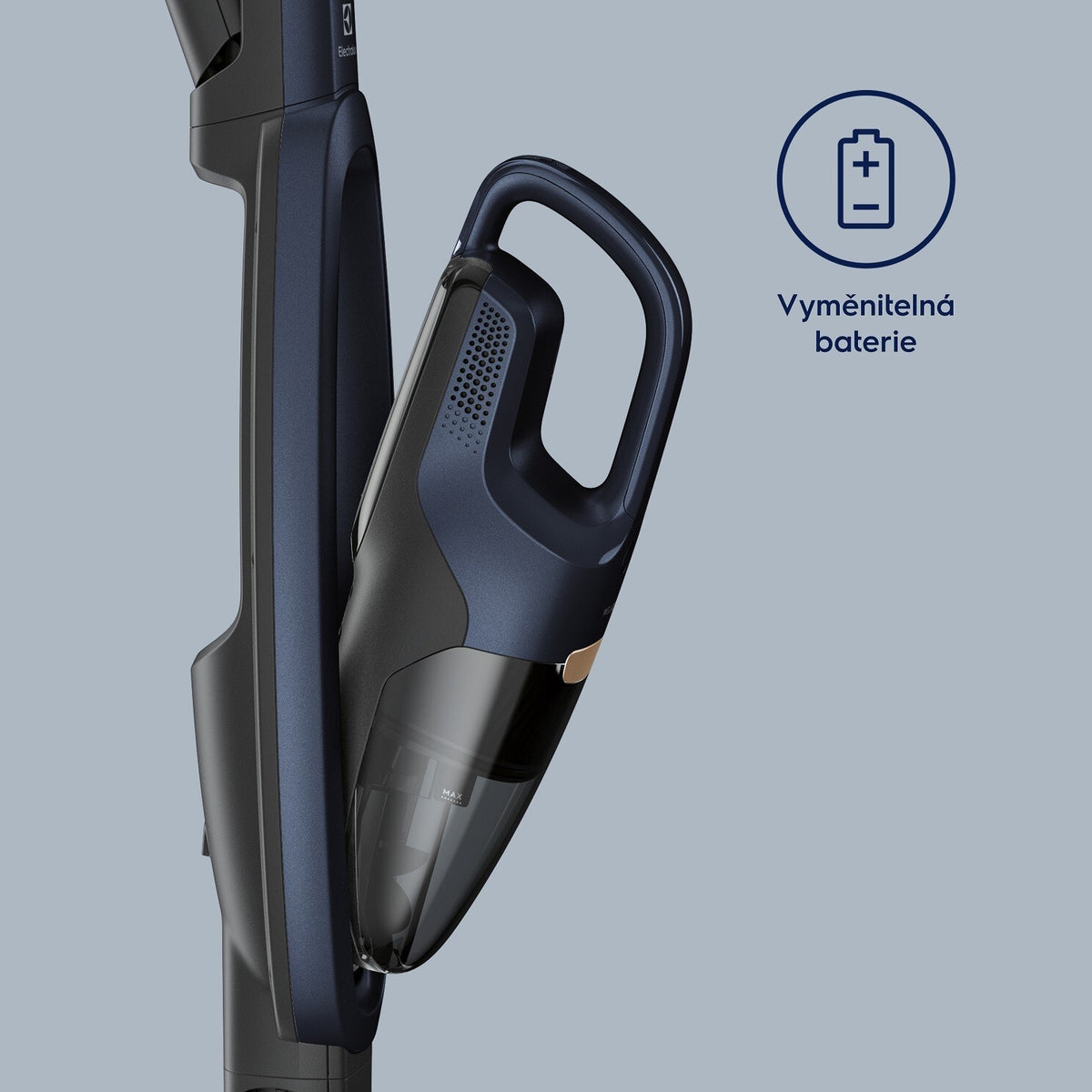 Tyčový vysávač 2v1 Electrolux Well Q7 WQ71-50IB
