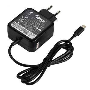 Univerzálny USB-C napájací adaptér 45W Akyga AK-ND-60