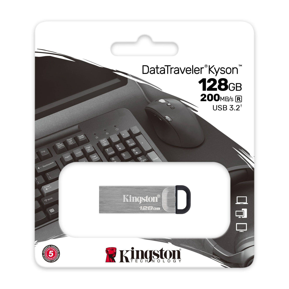 USB kľúč 128GB Kingston DT Kyson, 3.2 (DTKN/128GB)