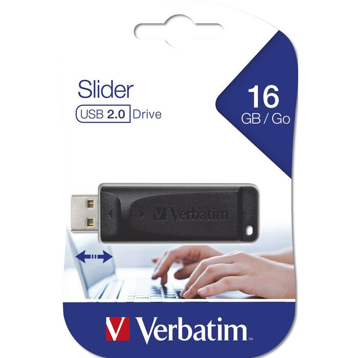 USB kľúč 16GB Verbatim Slider, 2.0 (98696)