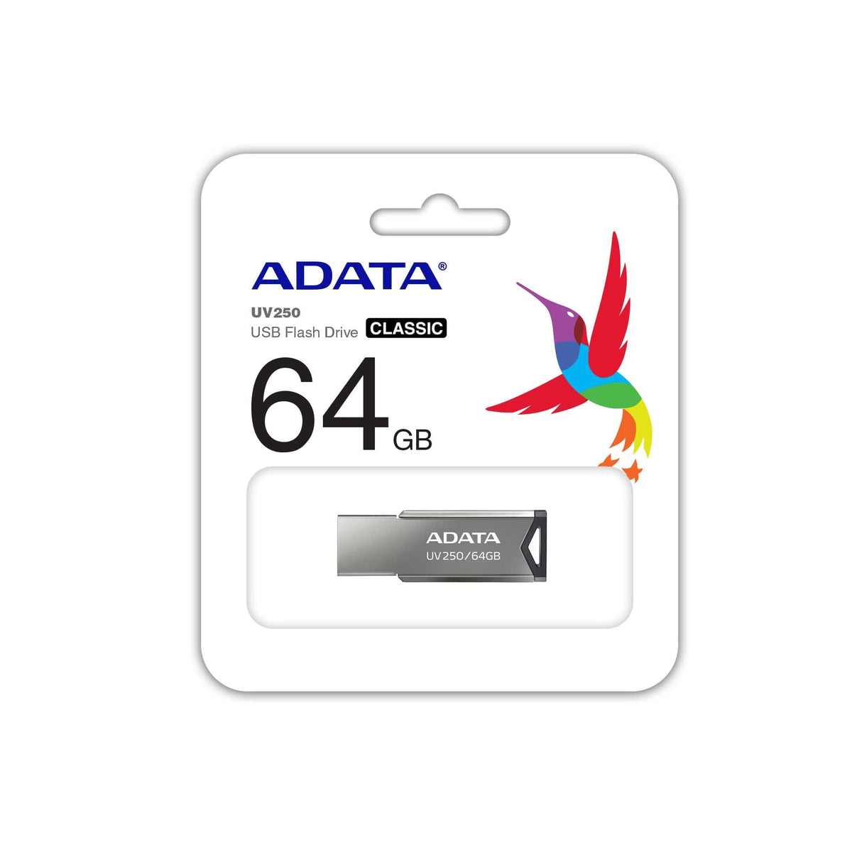 USB kľúč 64GB Adata UV250, 2.0 (AUV250-64G-RBK)