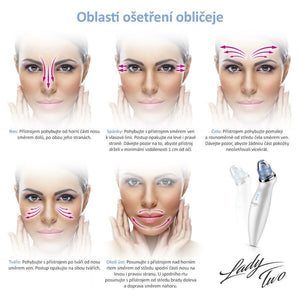 Vákuový čistič pleti s mikrodermálnou abráziou Vigan Lady TWO