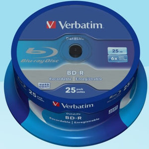 Verbatim BD-R 25GB 6x, 25ks (43837)