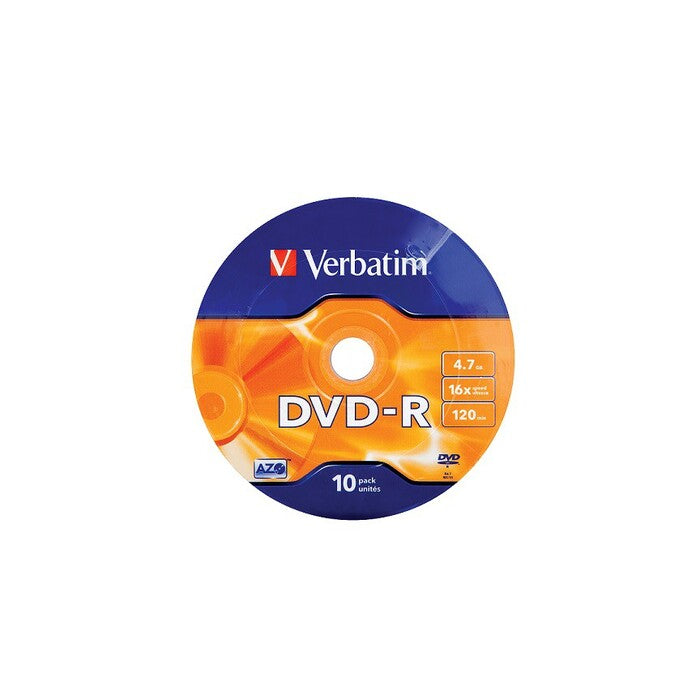 Verbatim DVD-R 4,7GB 16x, 10ks (43729)