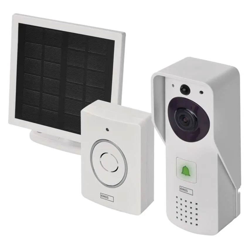Videozvonček Emos GoSmart IP-09D, WiFi + solárny panel