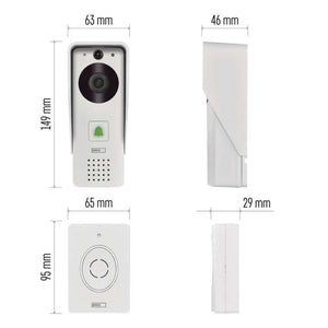 Videozvonček Emos GoSmart IP-09D, WiFi + solárny panel