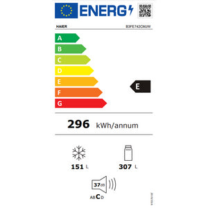 Voľne stojaca kombinovaná chladnička Haier B3FE742CMJW POUŽITÝ