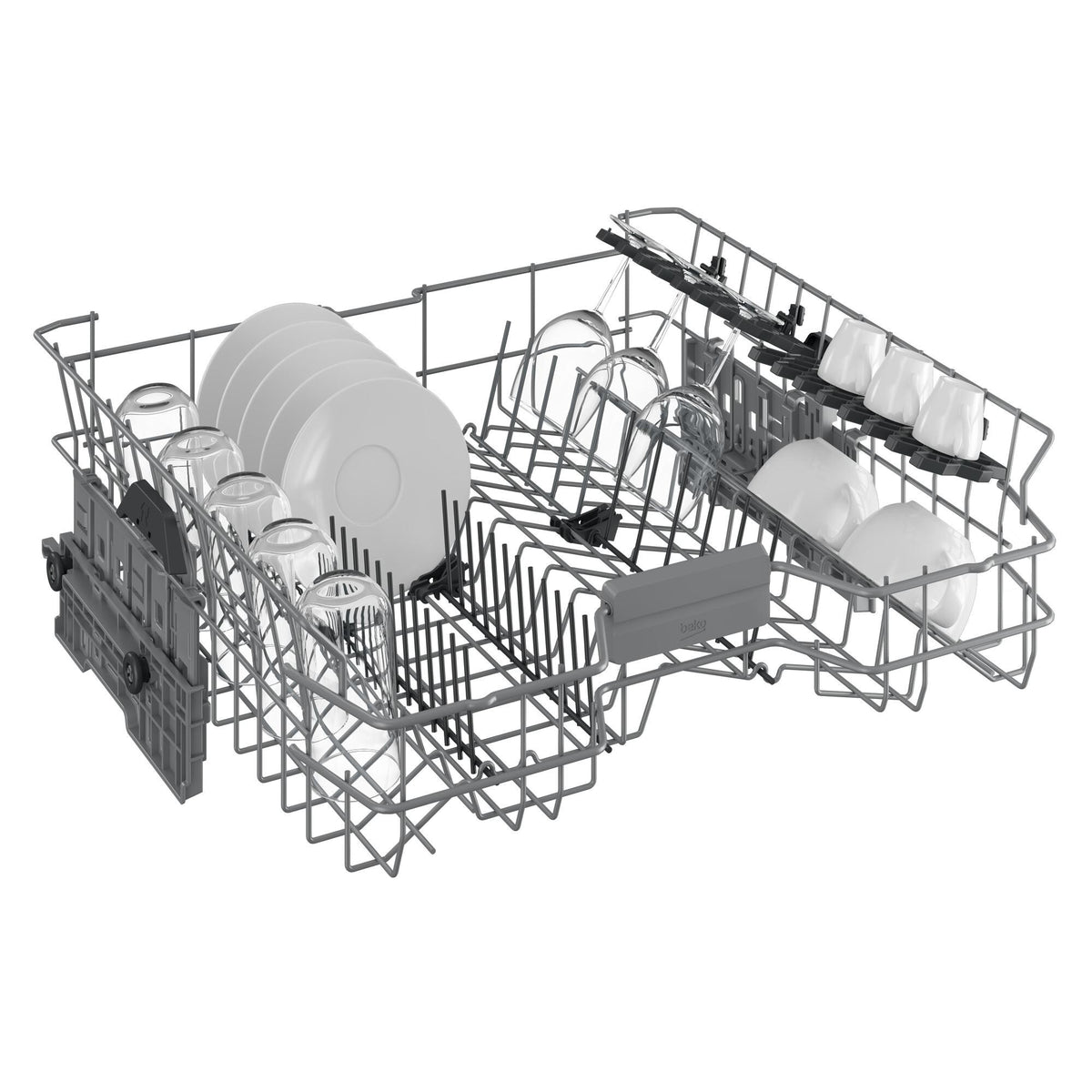 Voľne stojaca umývačka riadu Beko BDFN26646XC, 60 cm