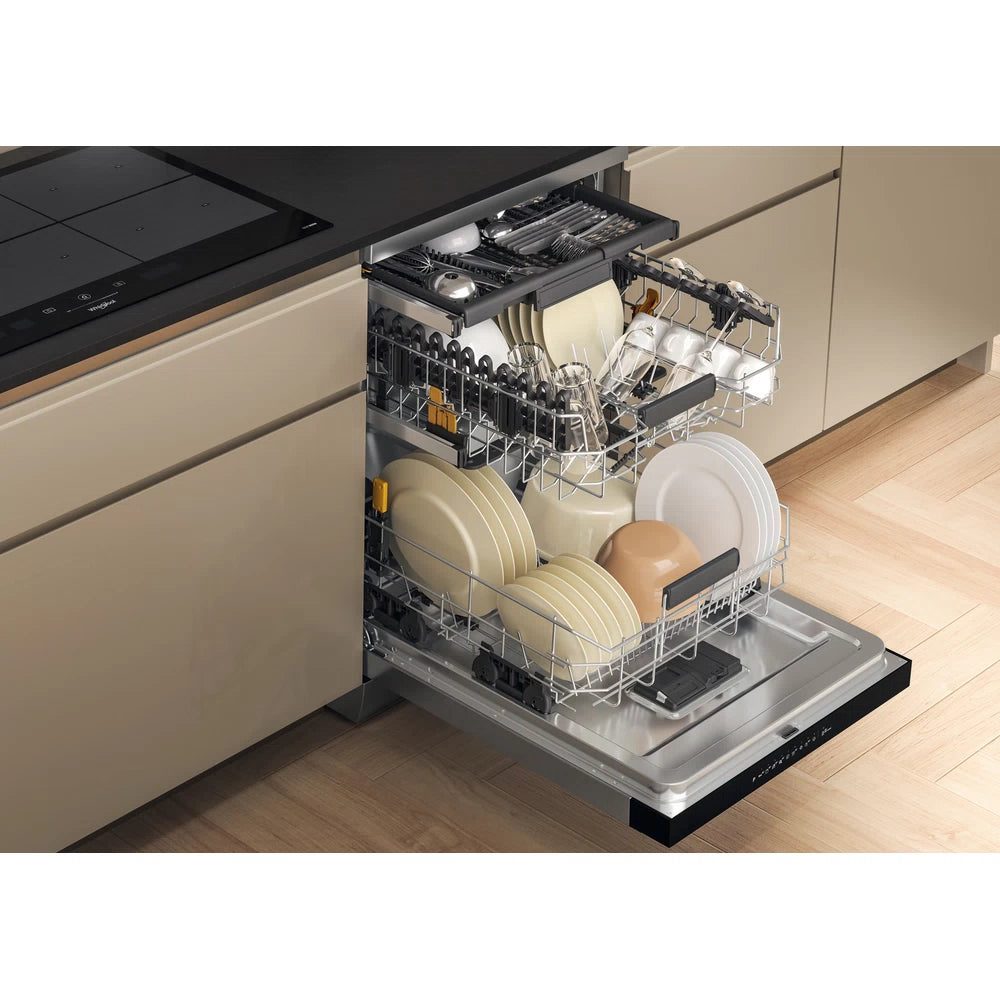 Voľne stojaca umývačka riadu Whirlpool W7F HP33 X, 15sád, 60cm