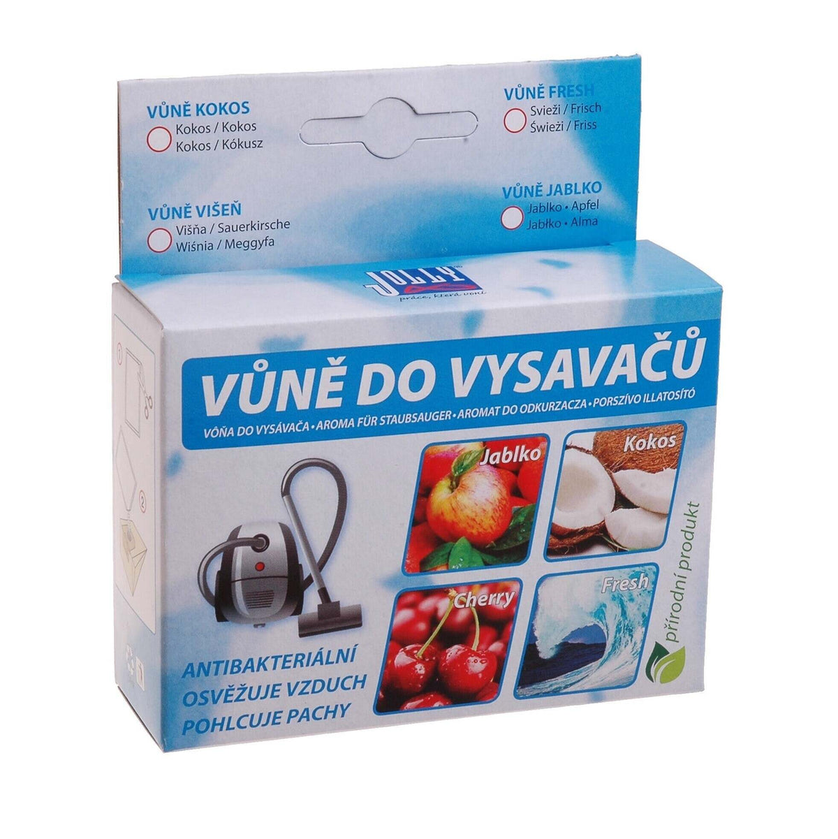 Vôňa do vysávača Jolly, cherry, 5ks POŠKODENÝ OBAL