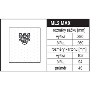 Vrecká do vysávača Miele ML MAX, 4ks