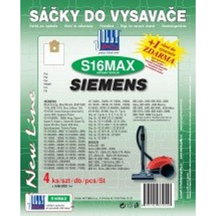 Vrecká do vysávača Siemens/Bosch S16 MAX, 8ks ROZBALENÉ