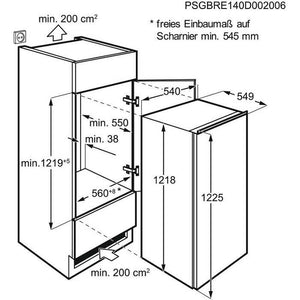Vstavaná chladnička Electrolux LRB3AF12S