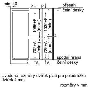 Vstavaná kombinovaná chladnička Bosch KIS86AFE0 POŠKODENÝ OBAL