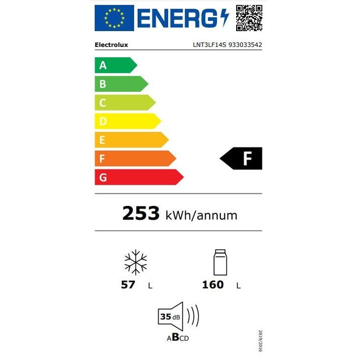 Vstavaná kombinovaná chladnička Electrolux LNT3LF14S VADA VZHĽADU
