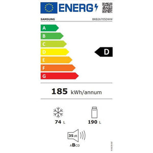 Vstavaná kombinovaná chladnička Samsung BRB26705DWW