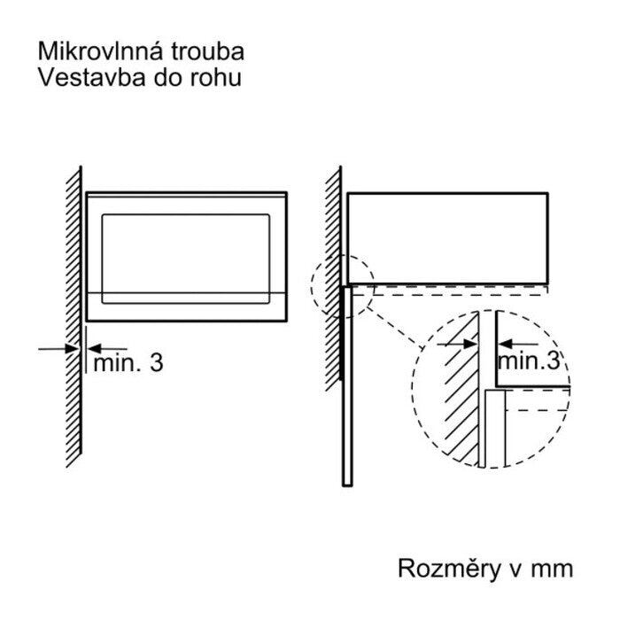 Vstavaná mikrovlnná rúra Bosch BFL524MB0 POŠKODENÝ OBAL