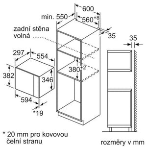 Vstavaná mikrovlnná rúra Bosch BFL524MB0 POŠKODENÝ OBAL