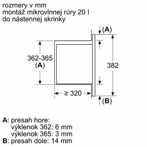 Vstavaná mikrovlnná rúra Bosch BFL623MB3