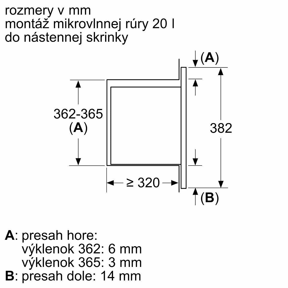 Vstavaná mikrovlnná rúra Bosch BFL623MS3