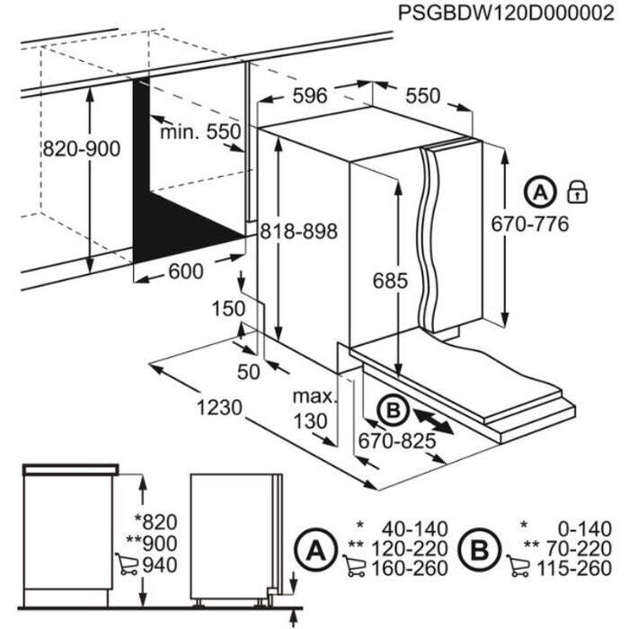 Vstavaná umývačka riadu Electrolux ESL8356RO