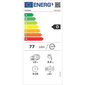 Vstavaná umývačka riadu Gorenje GI641D60,13sad,60cm