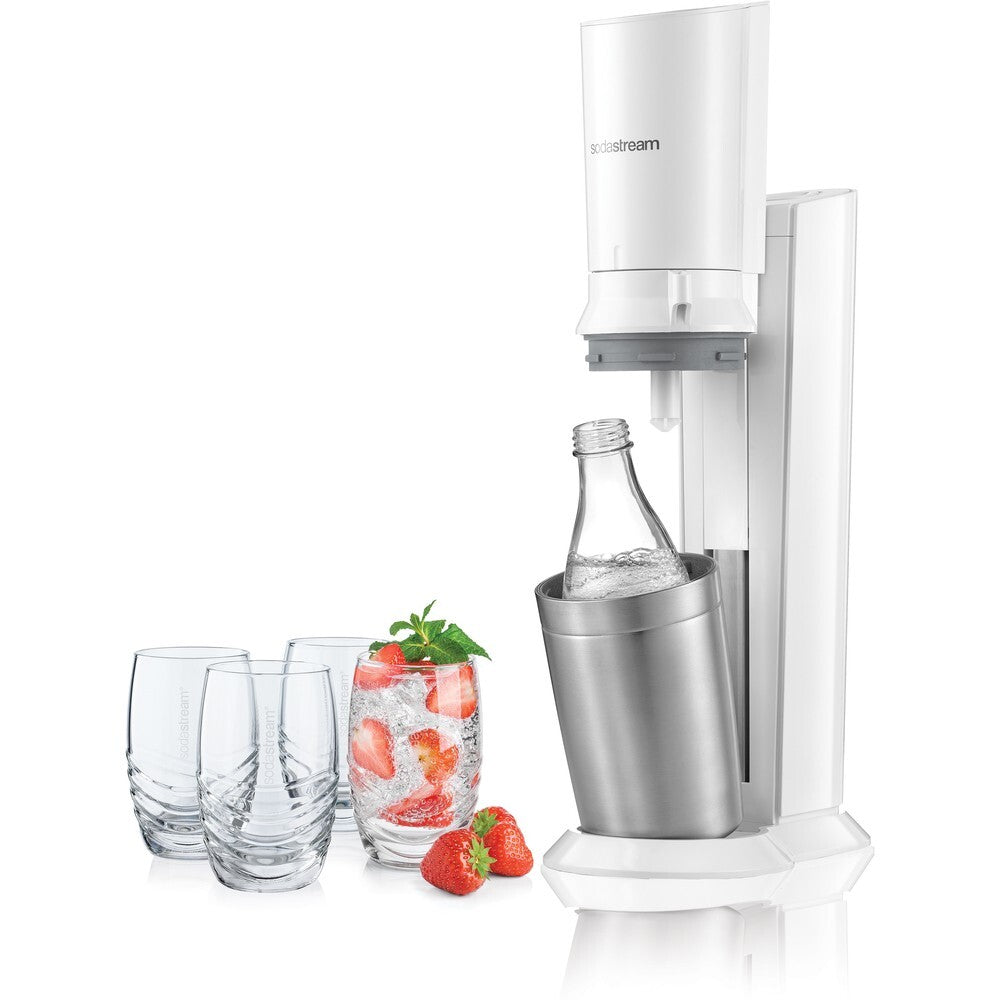 Výrobník sódy SodaStream Crystal Titanium 1216511490, biely