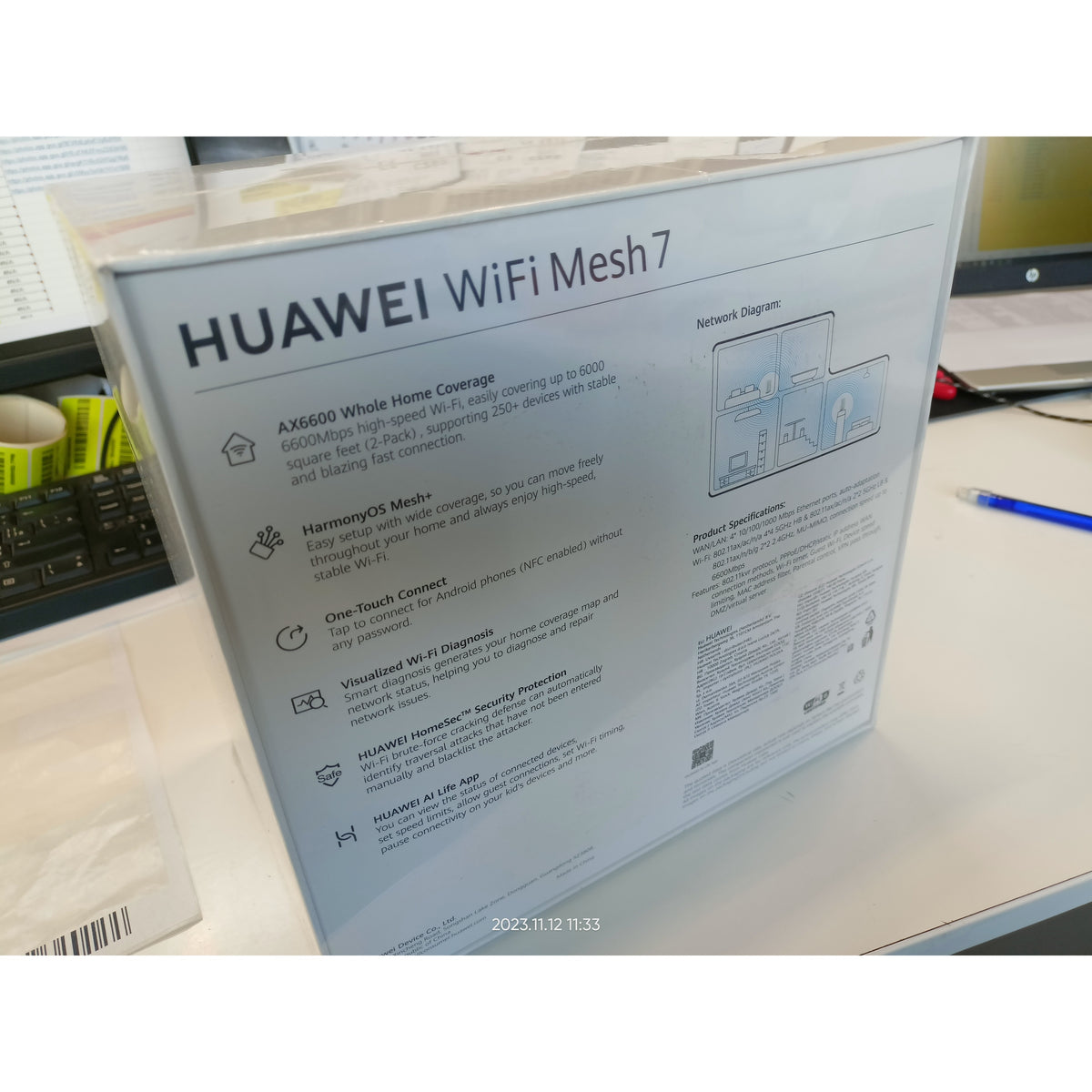 WiFi Mesh Huawei Mesh 7, 2-pack