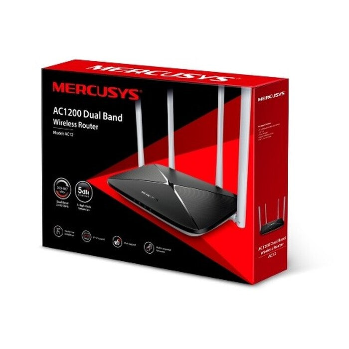 WiFi router Mercusys AC12, AC1200