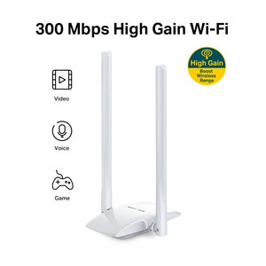 WiFi USB adaptér Mercusys MW300UH, N300