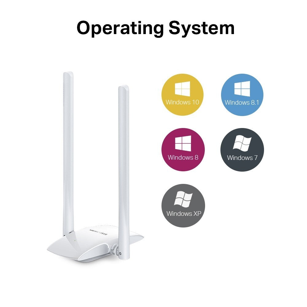 WiFi USB adaptér Mercusys MW300UH, N300