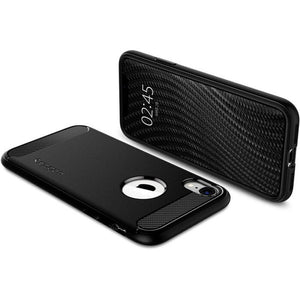 Zadný kryt na iPhone XR Spigen Rugged Armor, čierny