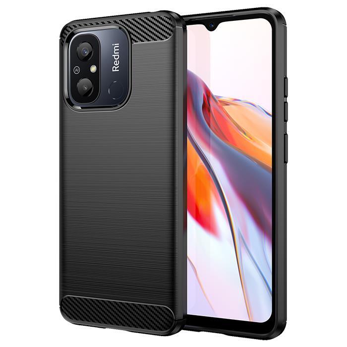 Zadný kryt pre Xiaomi Redmi 12C, Carbon, čierna