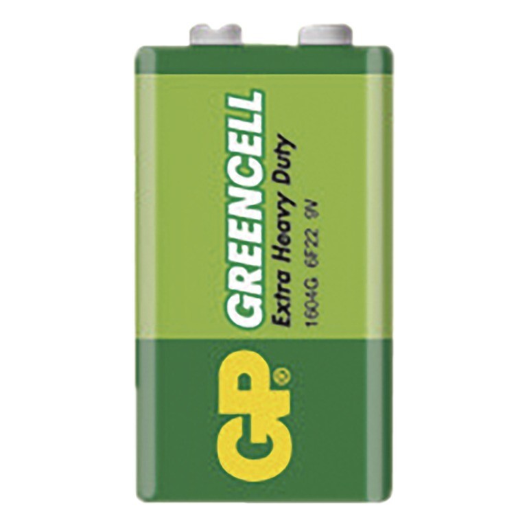 Zinková batérie GP Greencell 9V (6F22)